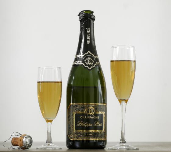 champagneflute - laag en hoog