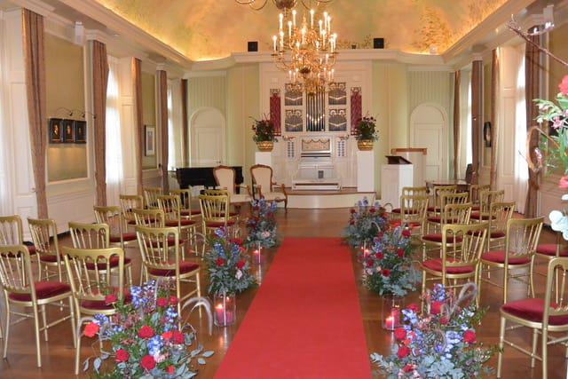 Franse stoel - goudkleurig<br>