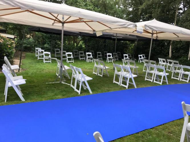parasol 4x3 meter - beige (ook in zwart)