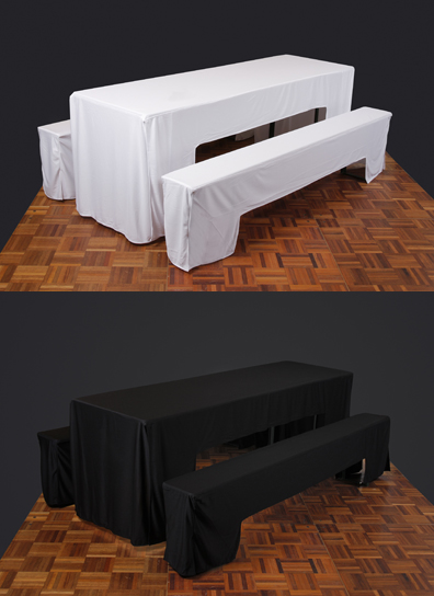 picknick set met bank/tafel hoezen