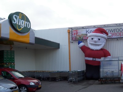 opblaasbare kerstman