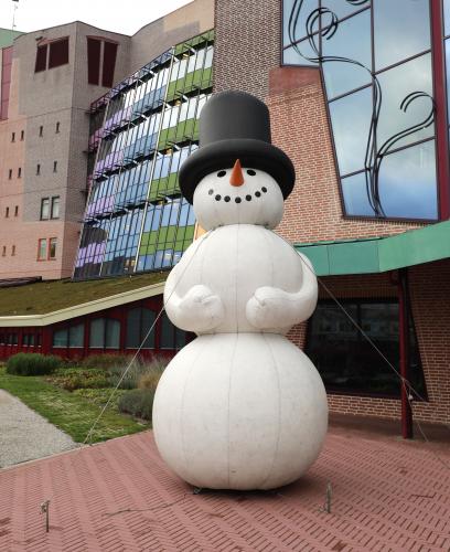 opblaasbare sneeuwpop