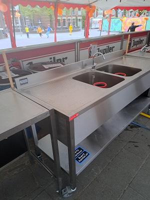 Spoeltafel rvs